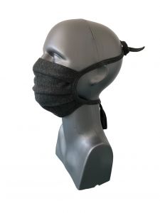 Mund-Nasen-Maske (2 Stk.) anthrazit
