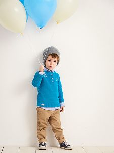 Kinder Pullover mit Perlenmuster